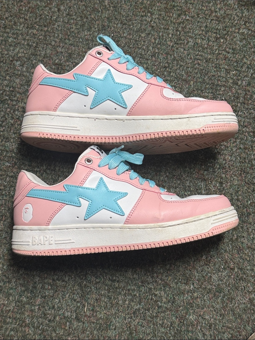 A Bathing Ape Bapesta 'Pastel Pack - Pink'